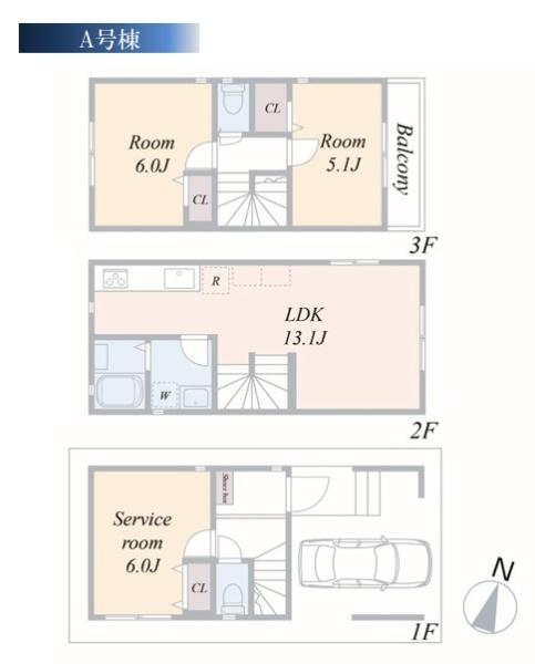 新築一戸建　Ａ号棟