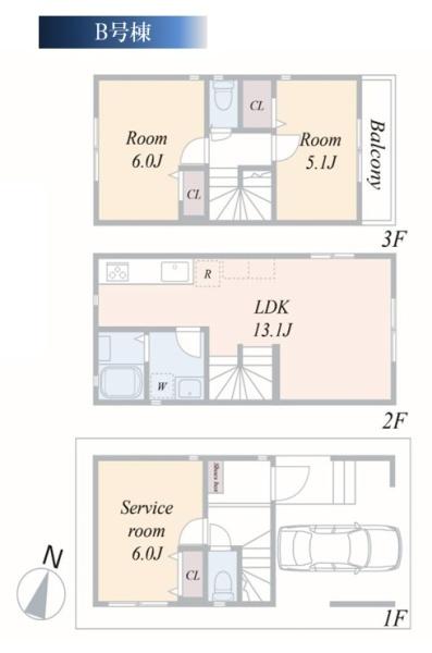 新築一戸建　Ｂ号棟