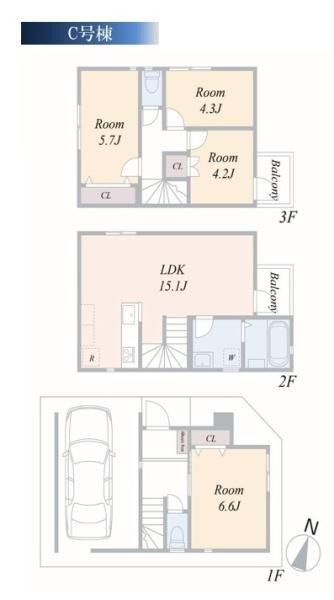 新築一戸建　Ｃ号棟