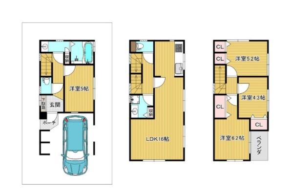 川崎市川崎区渡田新町３丁目の中古一戸建て