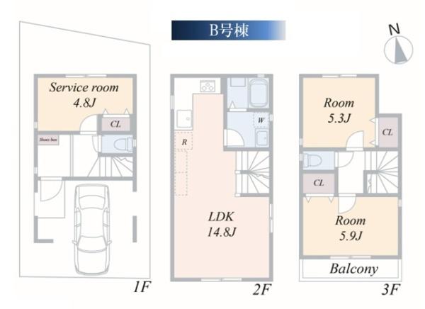 新築一戸建　Ｂ号棟