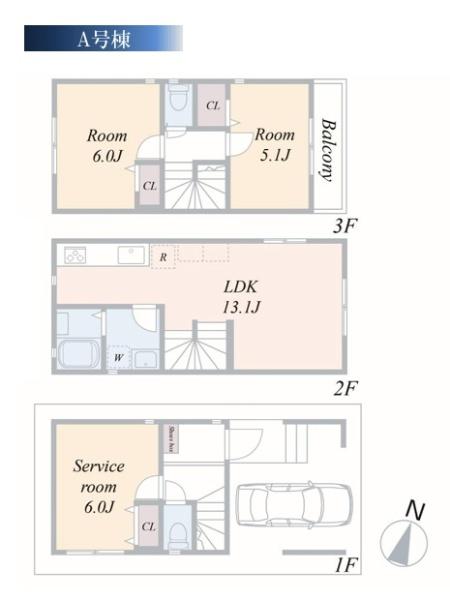 新築一戸建　Ａ号棟