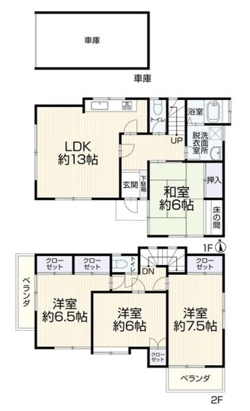 横浜市港北区富士塚１丁目の中古一戸建て