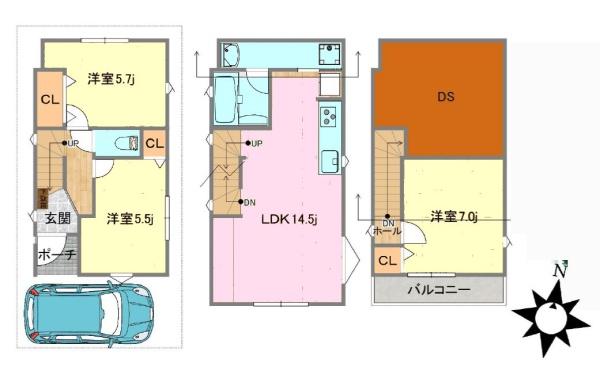 葛飾区西水元３丁目　新築戸建て
