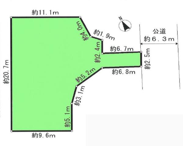 葛飾区新小岩２丁目　建築条件無し　売地