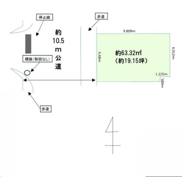 葛飾区鎌倉２丁目　建築条件無し　売地