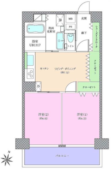 新小岩ガーデンハイツ　２階