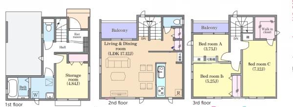 葛飾区新宿5丁目　新築戸建