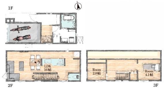 葛飾区新宿１丁目の新築一戸建