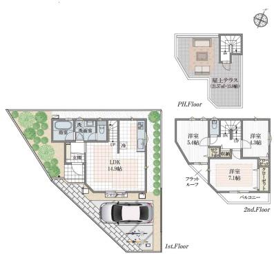 葛飾区東水元６丁目の新築一戸建