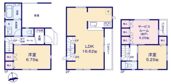 葛飾区奥戸３丁目の新築一戸建