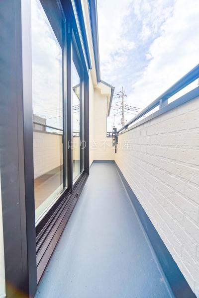 葛飾区西水元3丁目の新築一戸建(バルコニー)