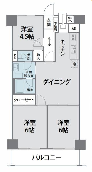 日商岩井第二新小岩マンションA棟