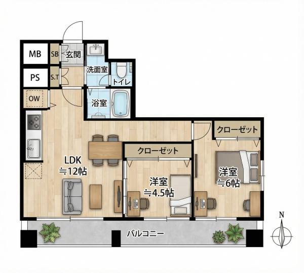 お花茶屋ダイヤモンドマンション　301号室