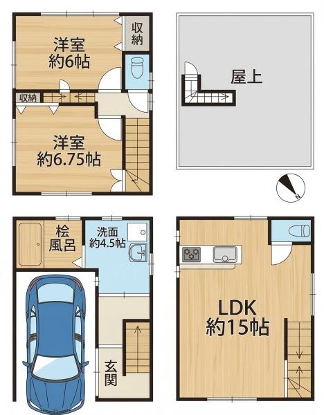 江戸川区東葛西８丁目の中古一戸建