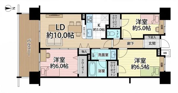 コスモ押上ガーデンシティ　205号室