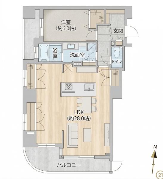 アスコットパーク両国石原　5階