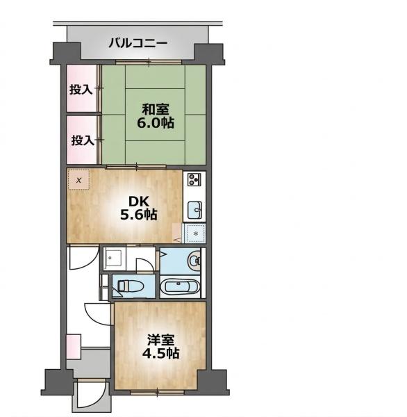 お花茶屋ローヤルコーポ　304号室