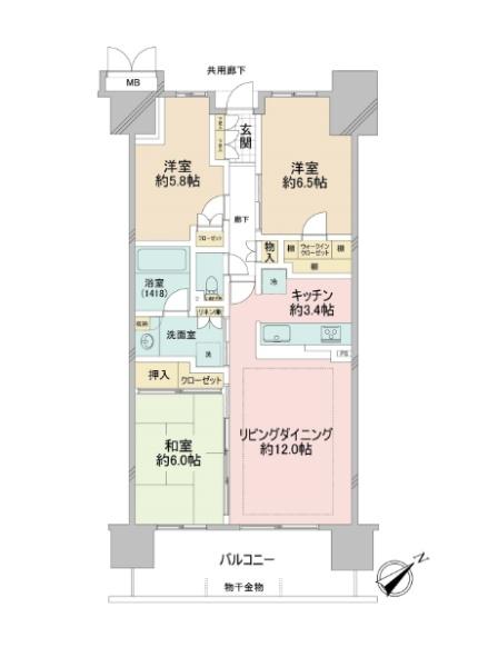 レジデントプレイス西葛西　９階
