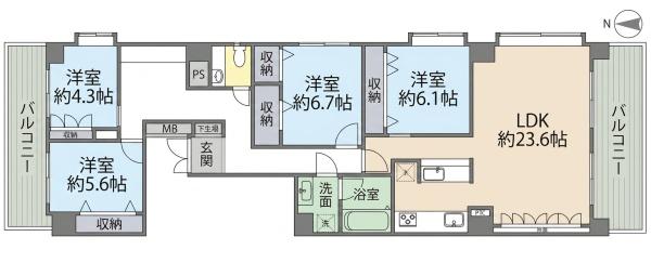 ユニーブル小岩　3階