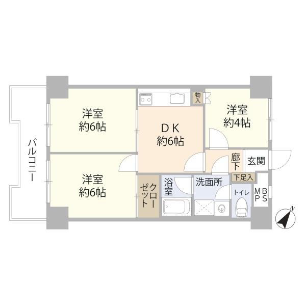 ライオンズマンション金町第２　４階