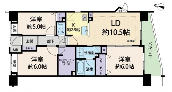 クレストフォルム青砥グランデッツア　604号室