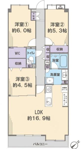 ライオンズガーデン西葛西第２　409号室