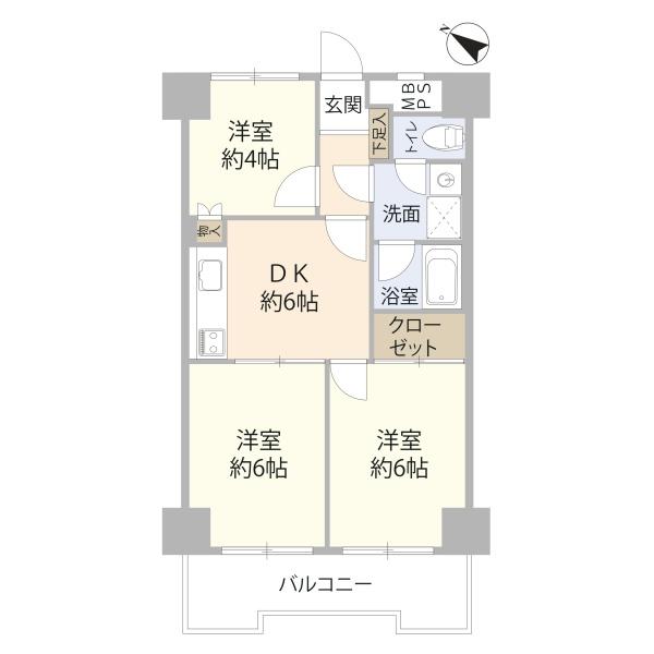 ライオンズマンション金町第２　４階