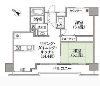 ゼファー一之江　502号室