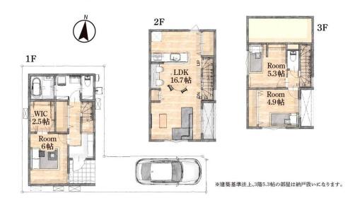 葛飾区西亀有２丁目の新築一戸建