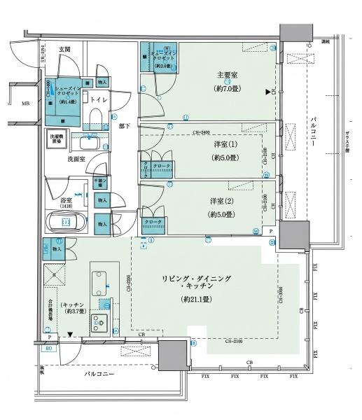 パークシティ小岩ザ　タワー　9階