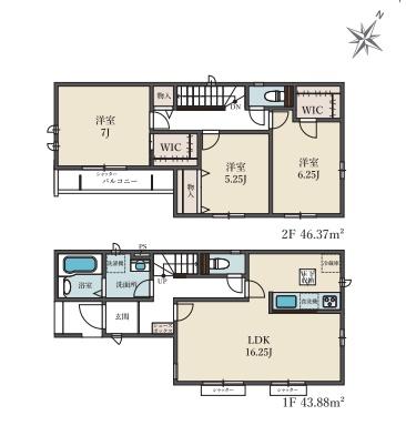 葛飾区細田４丁目の新築一戸建