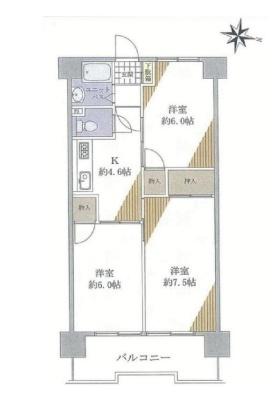第２お花茶屋ダイヤモンドマンション　207号室