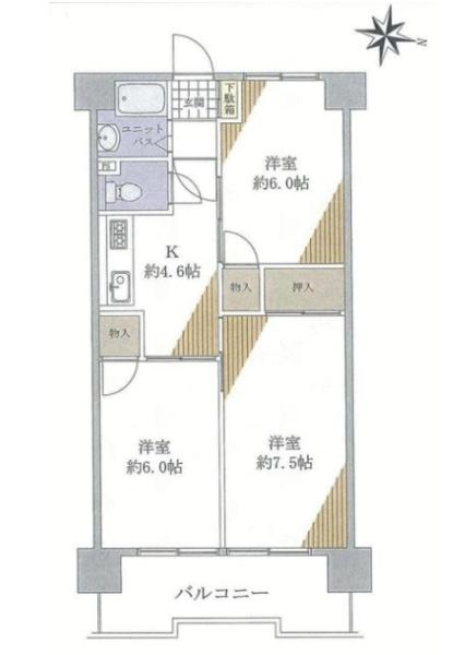 第２お花茶屋ダイヤモンドマンション　207号室