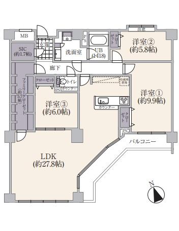 モアクレスト南葛西　103号室