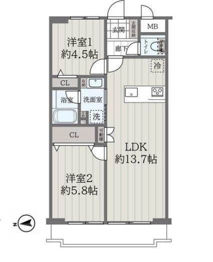 アルカディア曳舟 109号室