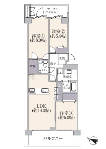 デュークコート小岩　5階