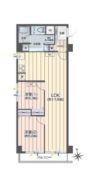 ライオンズマンション両国第３　6階