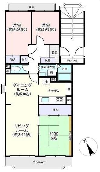 ユーカリ五番町ハイツ４号棟