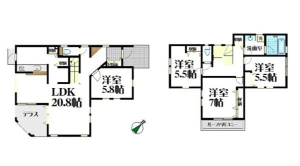 佐倉市西ユーカリが丘１丁目の中古一戸建て