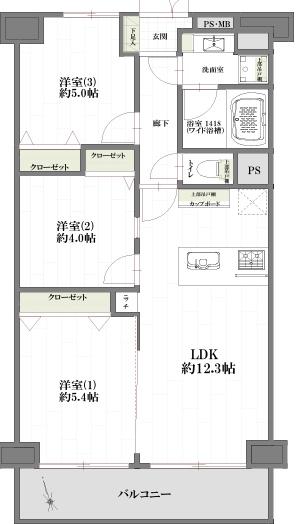 ローズタウン志津駅前　Ｃ棟