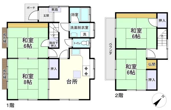 佐倉市上座の中古一戸建て