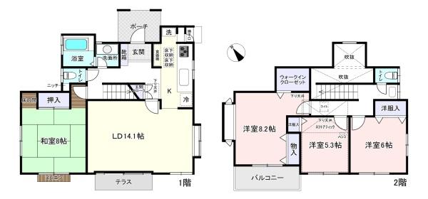 佐倉市染井野３丁目の中古一戸建て