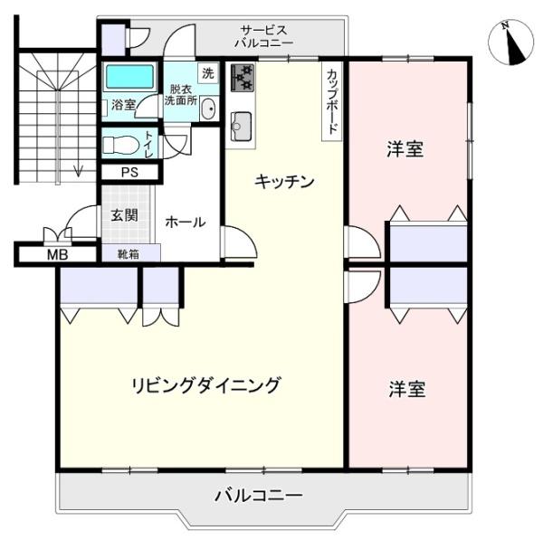 コープ野村志津３号棟３階