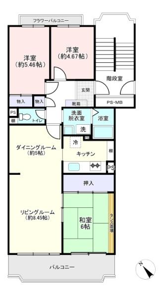 ユーカリ五番町ハイツ７号棟