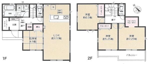 佐倉市江原台２丁目の新築一戸建
