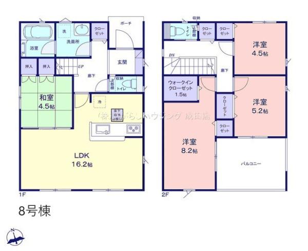 クレイドルガーデン　栄町南　第2　全12棟　8号棟