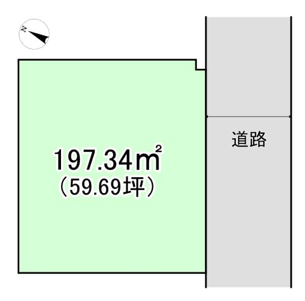 売地　栄町竜角寺台2丁目　建築条件無