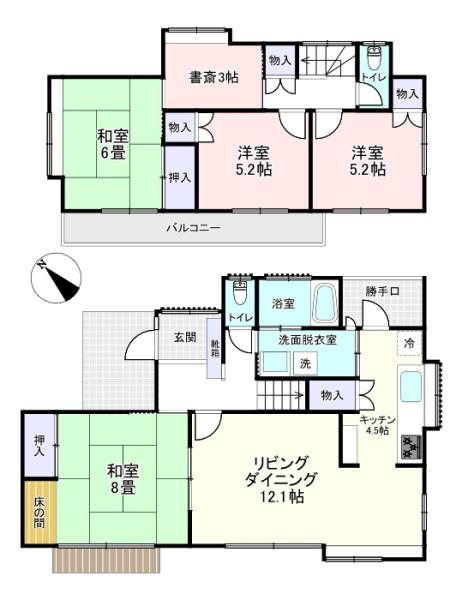 印旛郡栄町竜角寺台3丁目　中古戸建