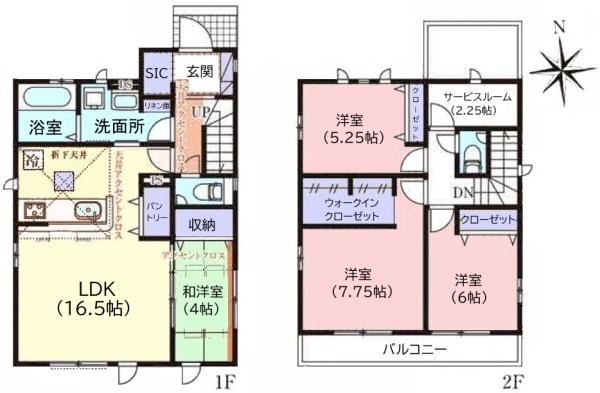 グラファーレ成田市中台9期　全2棟　1号棟